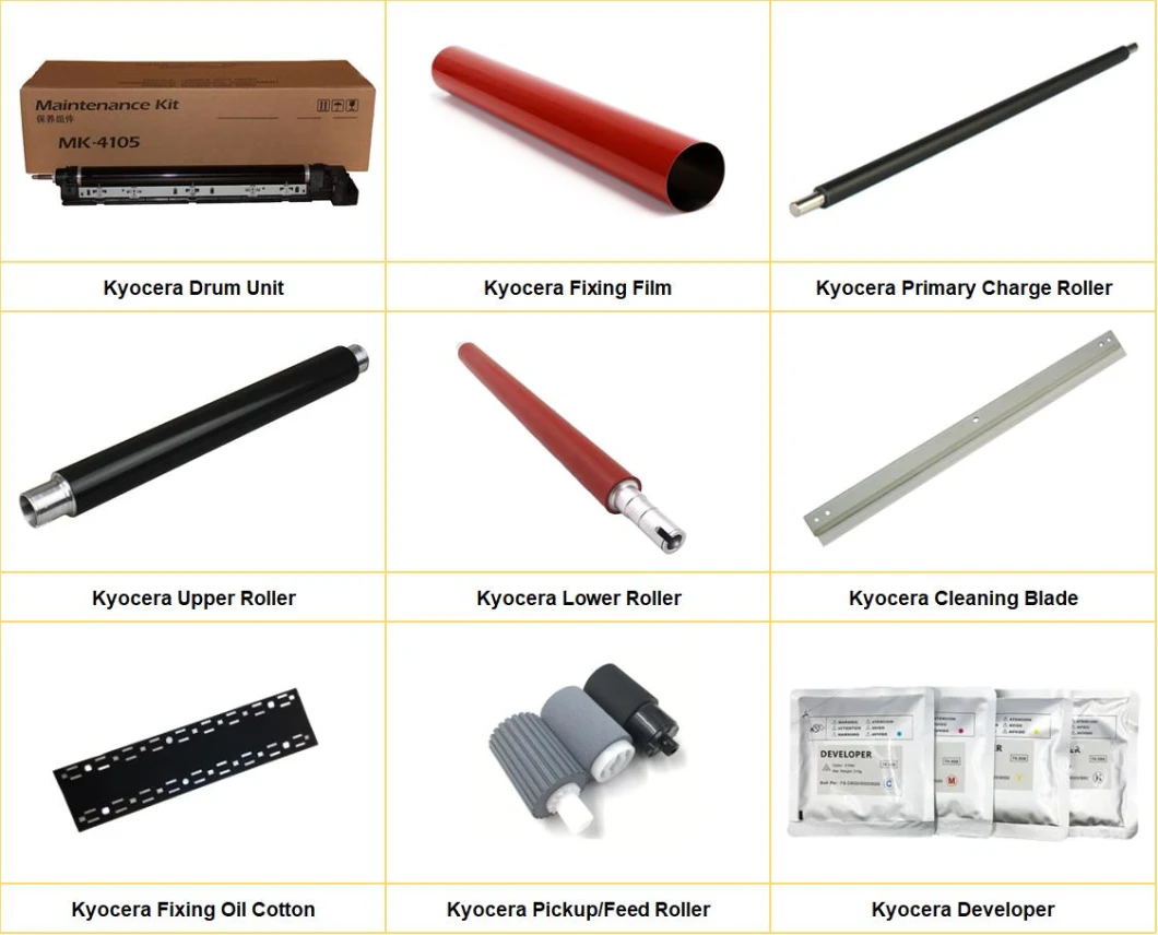 photocopier toner cartridge Kyocera TK-5215 TK-5216 TK-5217 TK-5218 TK-5219 Color BK C M Y For Kyocera Mita TASKalfa 406ci