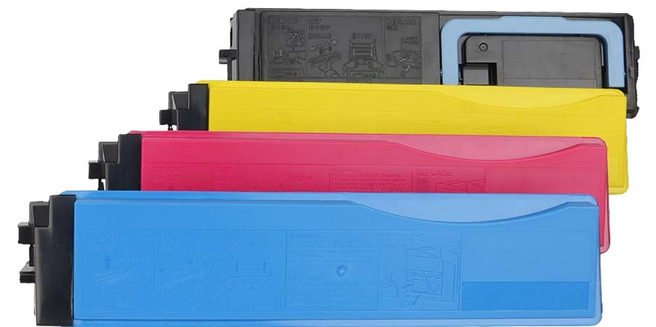 photocopier toner cartridge Kyocera TK810 TK815 TK820 TK825 TK855 TK865 TK875 TK880 Color BK C M Y