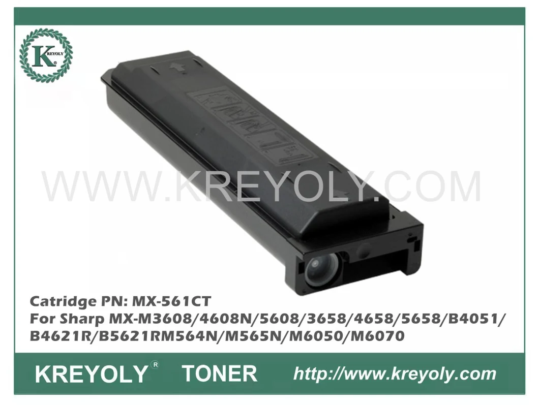 Black Cartridge MX-561CT for Sharp MX-M3608/4608N/5608/3658/4658/5658/B4051/B4621R/B5621R