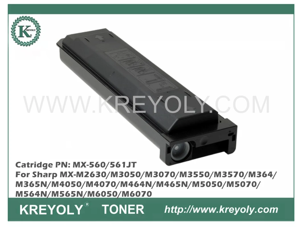 Black Toner MX-560/561JT for Sharp MX-M2630/M3050/M3070/M3550/M3570/M364/M365N/M4050/M4070/M464N/M465N/M5050/M5070/M564N/M565N/M6050/M6070