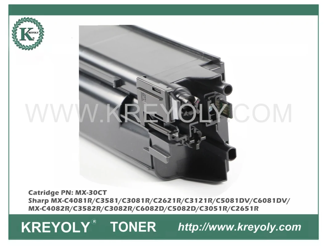 toner cartridge MX-30CT for Sharp MX-C4081R/C3581/C3081R/C2621R/C3121R/C5081DV/ C6081DV/MX-C4082R/C3582R/C3082R/C6082D/C5082D/C3051R/C2651R