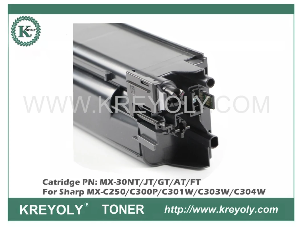 Color Toner MX-30NT/JT/GT/AT/FT for Sharp MX-C250/C300P/C301W/C303W/C304W