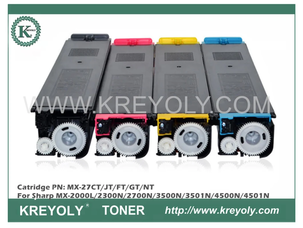 Copier Toner MX-27CT/JT/FT/GT/NT for Sharp MX-2000L/2300N/2700N/3500N/3501N/4500N/4501N