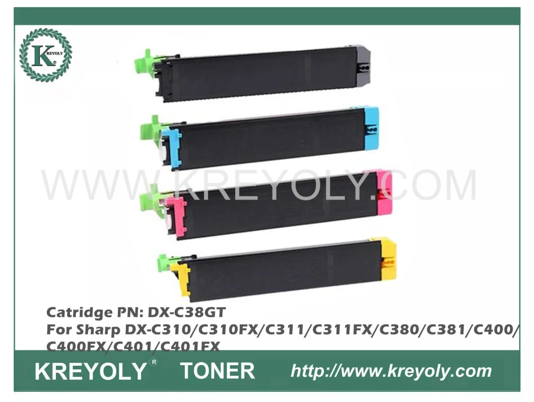 Copier Toner DX-C38GT for Sharp DX-C310/C310FX/C311/C311FX/C380/C381/C400/C400FX/C401/C401FX