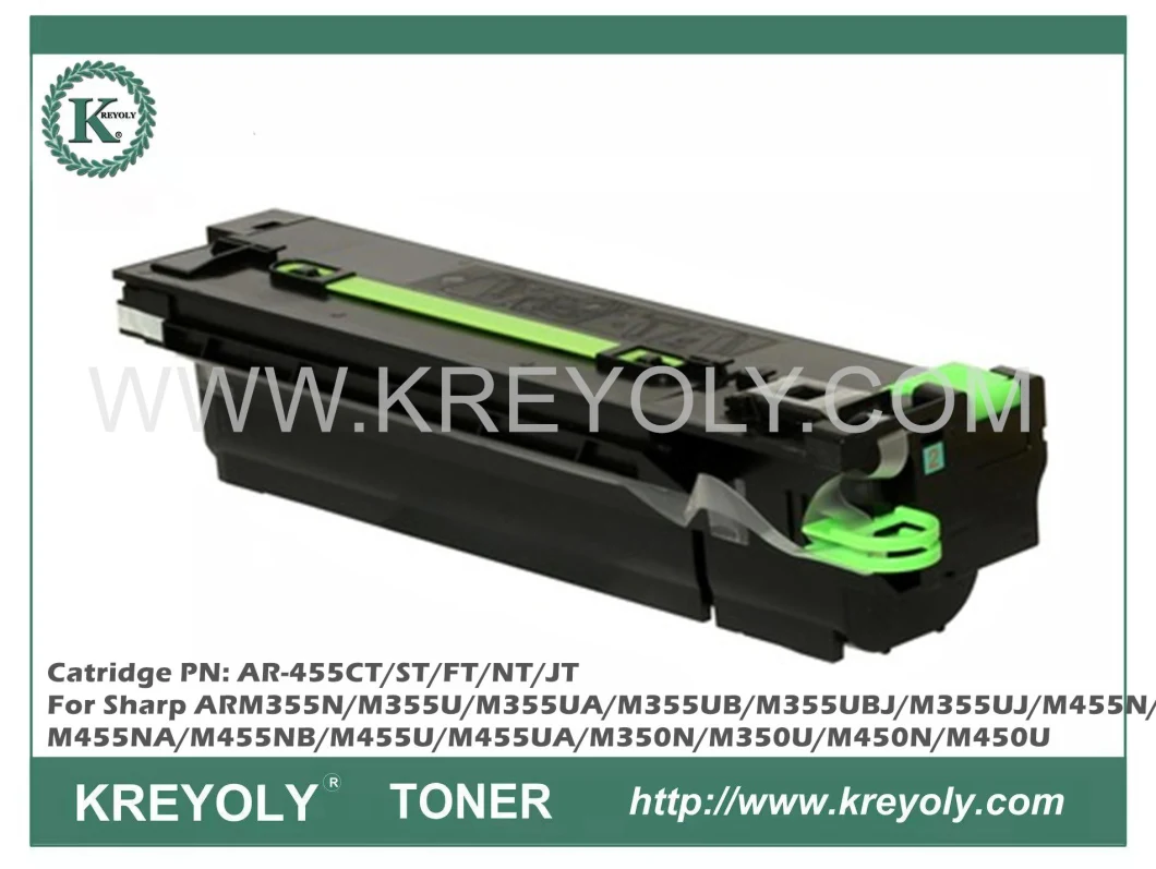 Toner Cartridge AR-455CT/ST/FT/NT/JT for Sharp ARM355N/M355U/M355UA/M355UB/M355UBJ/M355UJ/M455N/M455NA/M455NB/M455U/M455UA/M350N/M350U/M450N/M450U