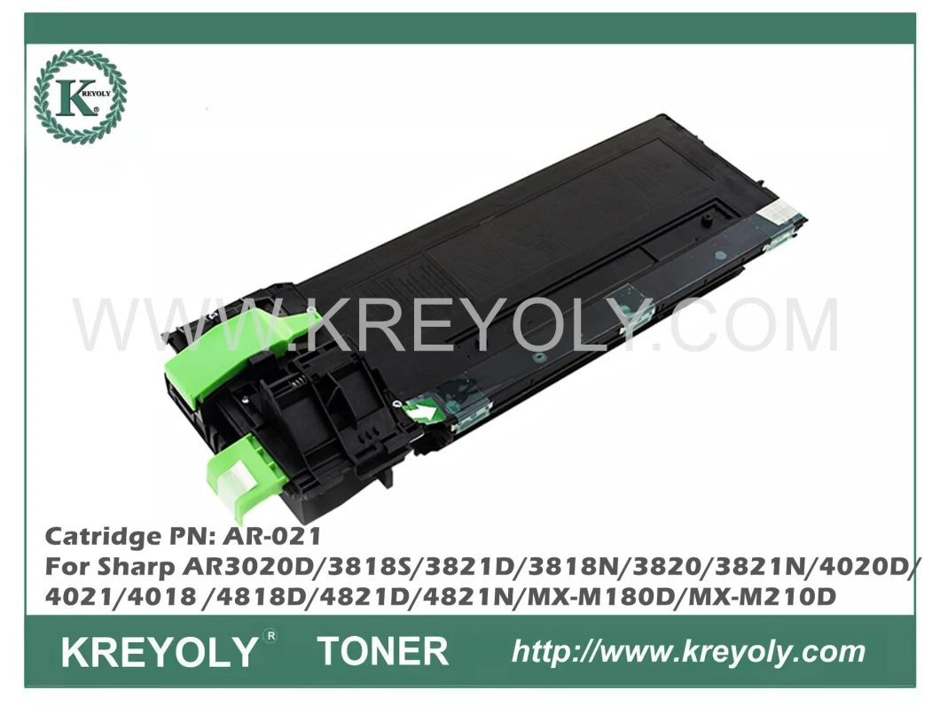 Black Toner AR-021 for Sharp AR3020D/3818S/3821D/3818N/3820/3821N/4020D/4021/4018 /4818D/4821D/4821N/MX-M180D/MX-M210D