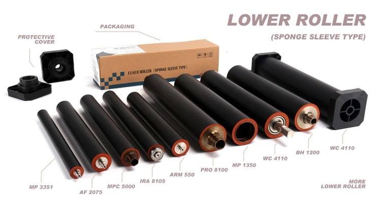 Lower Fuser Pressure Roller Ricoh MPC4503/5503/6003 MPC3003/3503 MPC2003/2503/2011SP AE02-0247 AE02-0223